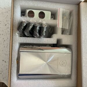 Electronic Deadbolt Door Lock, Anti-Theft Remote Deadbolt Door Lock Zinc Alloy